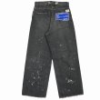 画像2: 【30%OFF】DAIRIKU/Super Damage Wide Denim Pants（Black）［スーパーダメージワイドデニムパンツ-24秋冬］ (2)