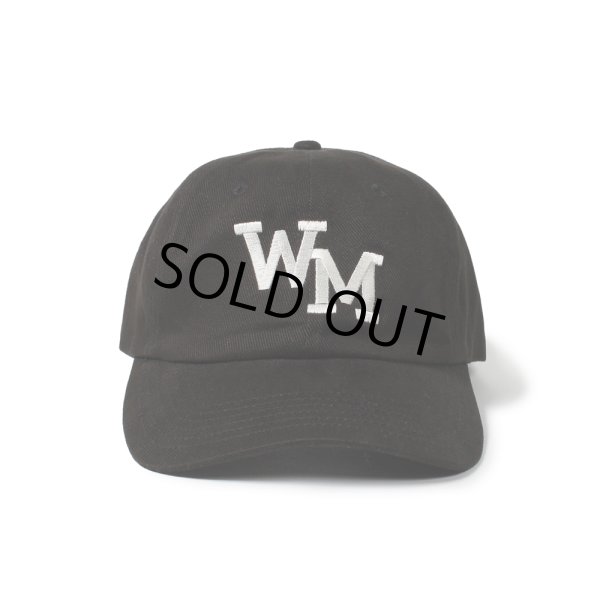 画像1: WACKO MARIA/6 PANEL CAP（BLACK）［6パネルキャップ-24秋冬］ (1)