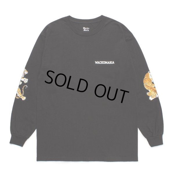 画像1: WACKO MARIA/TIM LEHI / LONG SLEEVE T-SHIRT（BLACK）［プリント長袖T-24秋冬］ (1)