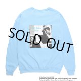 画像: WACKO MARIA/CHET BAKER / SWEAT SHIRT（BLUE）［クルーネックスウェット-24秋冬］