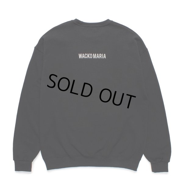 画像2: WACKO MARIA/TIM LEHI / SWEAT SHIRT（BLACK）［クルーネックスウェット-24秋冬］ (2)