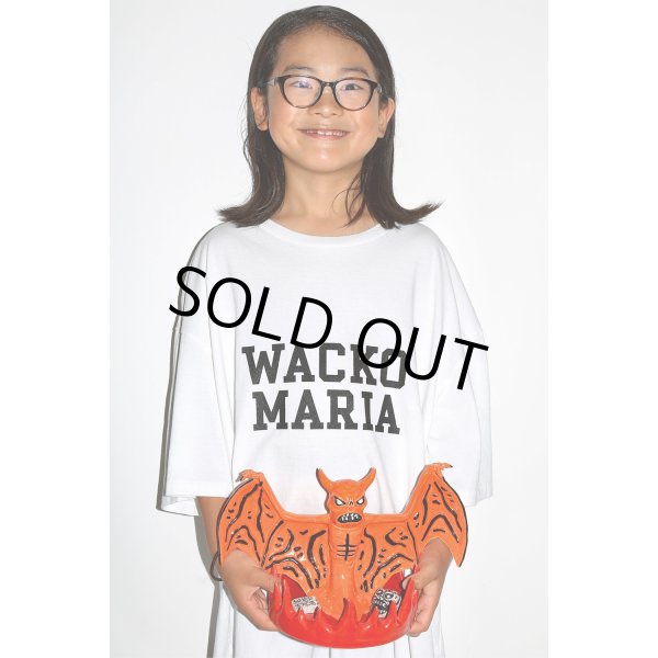 画像2: WACKO MARIA/WASHED HEAVY WEIGHT T-SHIRT（WHITE）［プリントT-24秋冬］ (2)