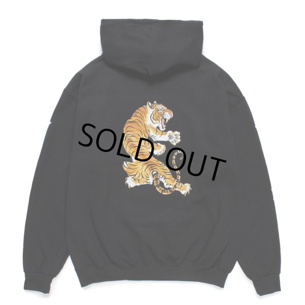 画像1: WACKO MARIA/TIM LEHI / HOODED SWEAT SHIRT（BLACK）［プルオーバーパーカー-24秋冬］ (1)