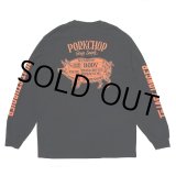 画像: PORKCHOP/PORK BACK L/S TEE（BLACK）［プリント長袖T-24秋冬］