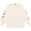 画像2: PORKCHOP/PORK BACK L/S TEE（NATURAL）［プリント長袖T-24秋冬］ (2)