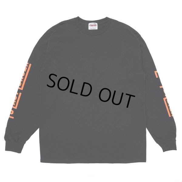 画像2: PORKCHOP/PORK BACK L/S TEE（BLACK）［プリント長袖T-24秋冬］ (2)