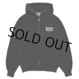 画像: WACKO MARIA/HEAVY WEIGHT ZIP HOODED SWEAT SHIRT（BLACK）［ジップアップパーカー-24秋冬］