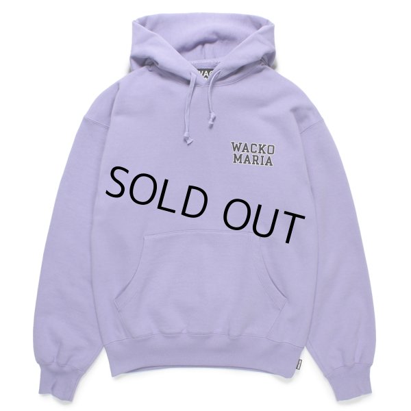 画像1: WACKO MARIA/HEAVY WEIGHT HOODED SWEAT SHIRT（PURPLE）［プルオーバーパーカー-24秋冬］ (1)