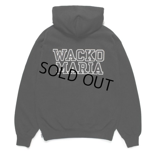 画像1: WACKO MARIA/HEAVY WEIGHT HOODED SWEAT SHIRT（BLACK）［プルオーバーパーカー-24秋冬］ (1)