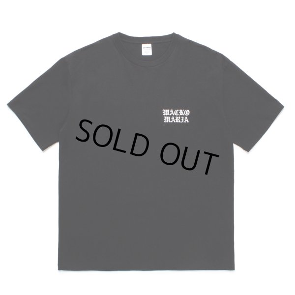 画像2: WACKO MARIA/WASHED HEAVY WEIGHT T-SHIRT（BLACK）［プリントT-24秋冬］ (2)