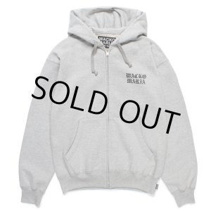 画像: WACKO MARIA/HEAVY WEIGHT ZIP HOODED SWEAT SHIRT（GRAY）［ジップアップパーカー-24秋冬］