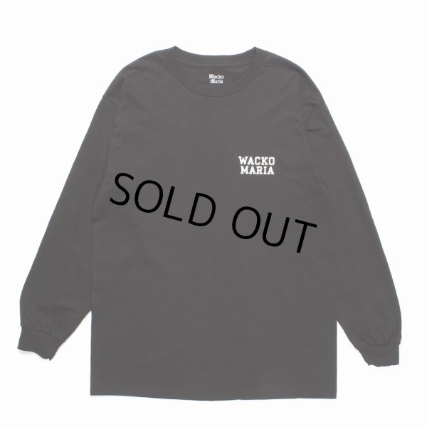 画像2: WACKO MARIA/LONG SLEEVE T-SHIRT（BLACK）［プリント長袖T-24秋冬］ (2)