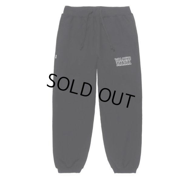 画像1: WACKO MARIA/HEAVY WEIGHT SWEAT PANTS（BLACK）［スウェットパンツ-24秋冬］ (1)