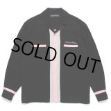 画像: WACKO MARIA/SWITCHING 50'S OPEN COLLAR SHIRT（BLACK）［スイッチング50'Sオープンカラーシャツ-24秋冬］