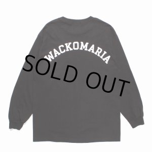 画像: WACKO MARIA/LONG SLEEVE T-SHIRT（BLACK）［プリント長袖T-24秋冬］