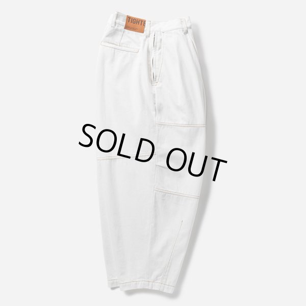 画像2: 【20%OFF】TIGHTBOOTH/DENIM BALLOON PANTS（White）［デニムバルーンパンツ-24秋冬］ (2)