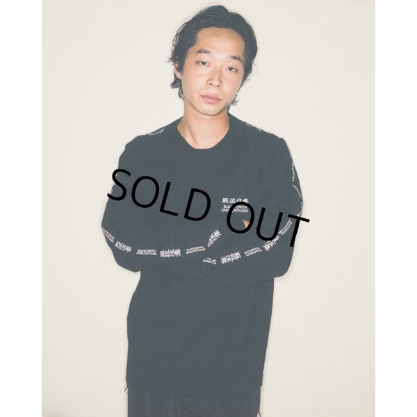 画像3: BlackEyePatch/HWC EMBROIDERED RAGLAN L/S TEE（BLACK） (3)