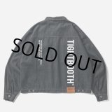 画像: TIGHTBOOTH/LABEL LOGO DENIM JACKET（Black）［デニムJKT-24秋冬］