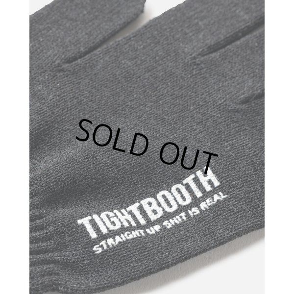 画像2: TIGHTBOOTH/LOGO GLOVE（Charcoal）［グローブ-24秋冬］ (2)