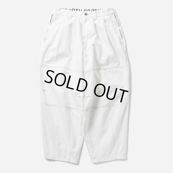 画像1: 【20%OFF】TIGHTBOOTH/DENIM BALLOON PANTS（White）［デニムバルーンパンツ-24秋冬］ (1)