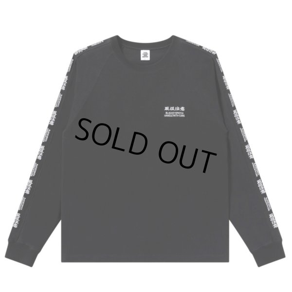 画像1: BlackEyePatch/HWC EMBROIDERED RAGLAN L/S TEE（BLACK） (1)