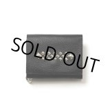 画像: CALEE/STUDS LEATHER MULTI WALLET（BLACK）［スタッズレザーマルチウォレット-25春夏］