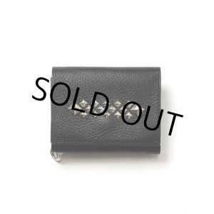 画像: CALEE/STUDS LEATHER MULTI WALLET（BLACK）［スタッズレザーマルチウォレット-25春夏］