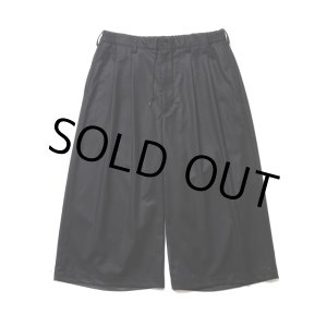 画像: COOTIE PRODUCTIONS/CA/W Flannel Shin Cut Wide Easy Trousers（Black）［シンカットワイドイージートラウザース-24秋冬］