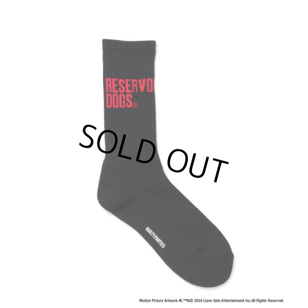 画像1: WACKO MARIA/RESERVOIR DOGS / JACQUARD SOCKS（BLACK）［ジャガードソックス-24秋冬］ (1)
