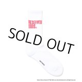 画像: WACKO MARIA/RESERVOIR DOGS / JACQUARD SOCKS（WHITE）［ジャガードソックス-24秋冬］