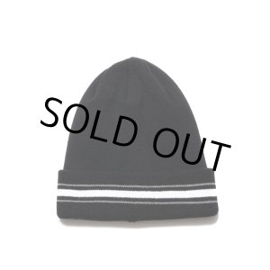 画像: COOTIE PRODUCTIONS/Dry Tech Border Big Cuffed Beanie（Black）［ドライテックボーダービッグカフドビーニー-24秋冬］
