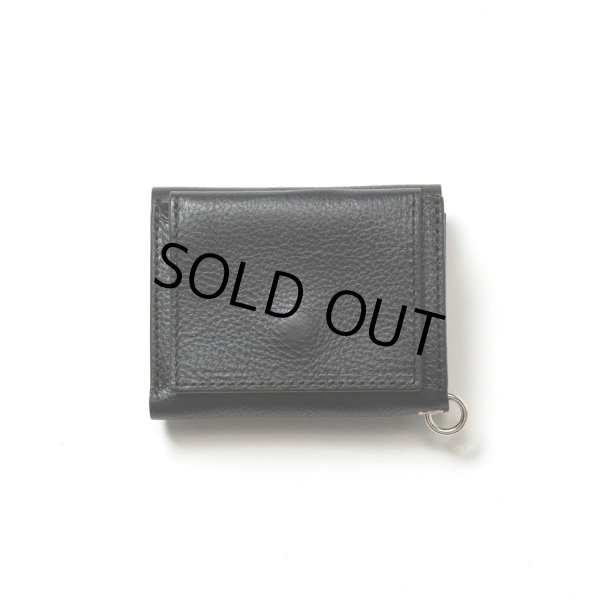 画像2: CALEE/STUDS LEATHER MULTI WALLET（BLACK）［スタッズレザーマルチウォレット-25春夏］ (2)