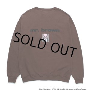画像: WACKO MARIA/RESERVOIR DOGS / SWEAT SHIRT（BROWN）［クルーネックスウェット-24秋冬］