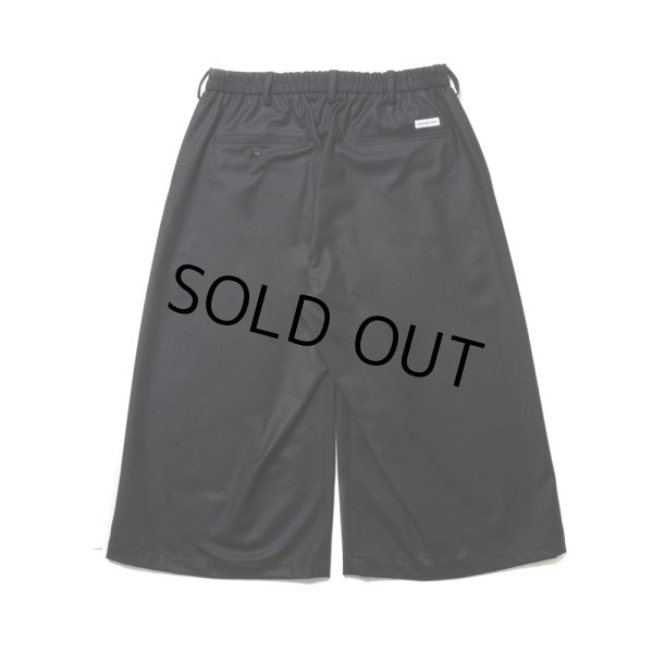 画像2: COOTIE PRODUCTIONS/CA/W Flannel Shin Cut Wide Easy Trousers（Black）［シンカットワイドイージートラウザース-24秋冬］ (2)