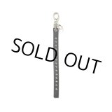 画像: CALEE/STUDS LEATHER SHORT KEY RING（BLACK）［スタッズレザーショートキーリング-24秋冬］