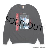 画像: WACKO MARIA/PULP FICTION / SWEAT SHIRT（BLACK）［クルーネックスウェット-24秋冬］