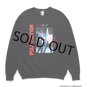 画像: WACKO MARIA/PULP FICTION / SWEAT SHIRT（BLACK）［クルーネックスウェット-24秋冬］