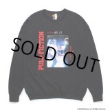 画像: WACKO MARIA/PULP FICTION / SWEAT SHIRT（BLACK）［クルーネックスウェット-24秋冬］