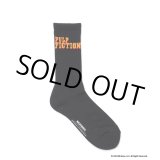 画像: WACKO MARIA/PULP FICTION / JACQUARD SOCKS（BLACK）［ジャガードソックス-24秋冬］