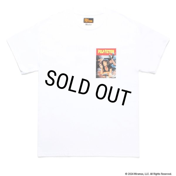 画像1: WACKO MARIA/PULP FICTION / T-SHIRT（WHITE）［プリントT-24秋冬］ (1)