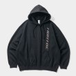 画像2: 【30%OFF】TIGHTBOOTH/STRAIGHT UP HOODED SWEAT SHIRT（Black）［プルオーバーパーカー-24秋冬］ (2)