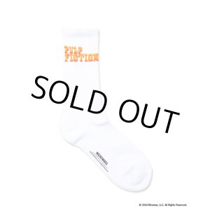 画像: WACKO MARIA/PULP FICTION / JACQUARD SOCKS（WHITE）［ジャガードソックス-24秋冬］