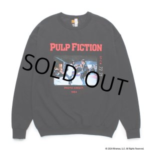 画像: WACKO MARIA/PULP FICTION / SWEAT SHIRT（BLACK）［クルーネックスウェット-24秋冬］