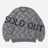 画像: 【30%OFF】TIGHTBOOTH/CHECKER PLATE MOHAIR SWEATER（Black）［チェッカープレートモヘアセーター-24秋冬］