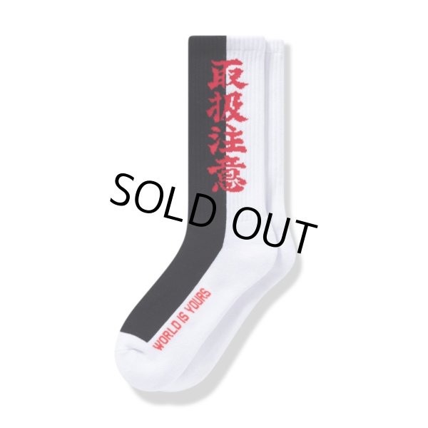 画像1: BlackEyePatch/HWC 2 TONE SOCKS（MULTI） (1)