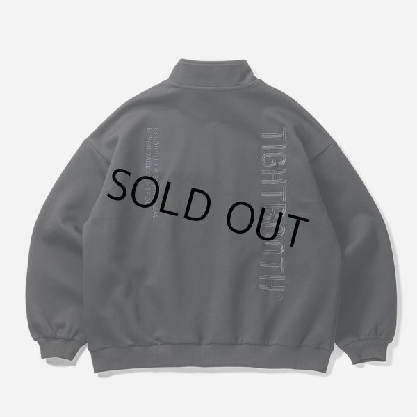 画像2: 【30%OFF】TIGHTBOOTH/SMOOTH SWEAT SHIRT（Black）［スムーススウェットシャツ-24秋冬］ (2)
