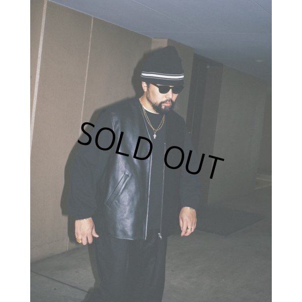 画像2: COOTIE PRODUCTIONS/Dry Tech Border Big Cuffed Beanie（Black）［ドライテックボーダービッグカフドビーニー-24秋冬］ (2)