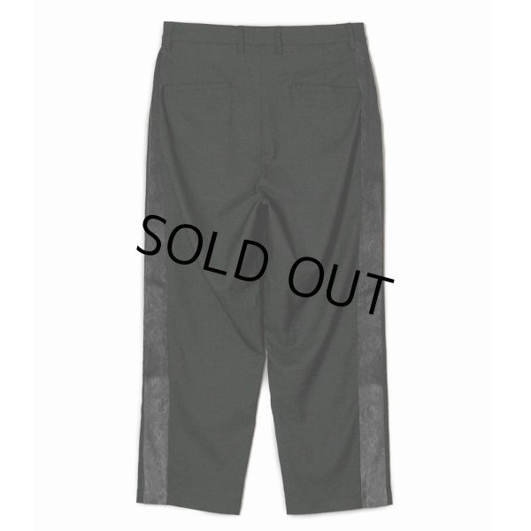 画像2: 【20%OFF】BUENA VISTA/SIDE LINE TUCK SLACKS（BLACK）［サイドラインタックスラックス-24秋冬］ (2)