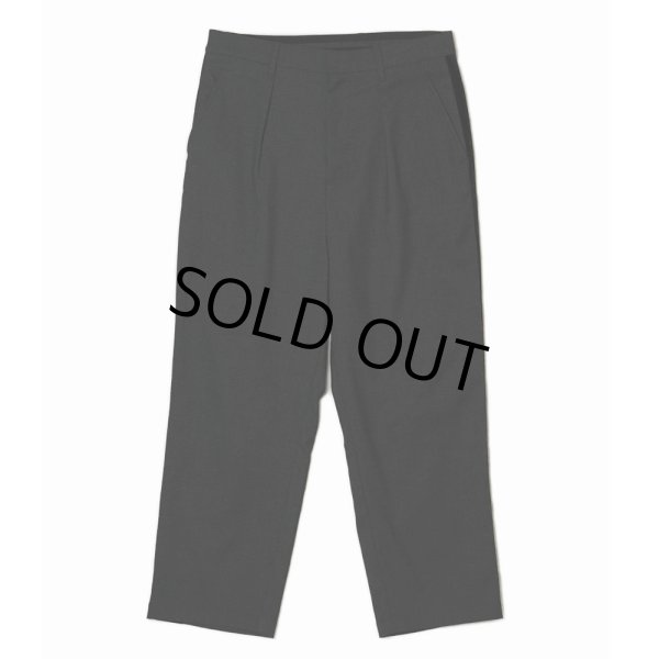 画像1: 【20%OFF】BUENA VISTA/SIDE LINE TUCK SLACKS（BLACK）［サイドラインタックスラックス-24秋冬］ (1)