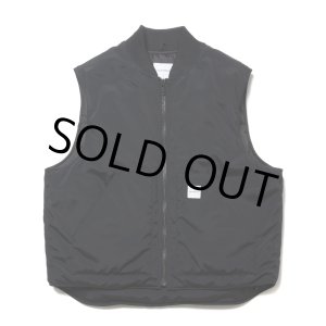 画像: COOTIE PRODUCTIONS/Padded Nylon OX Work Vest（Black）［ワークベスト-24秋冬］